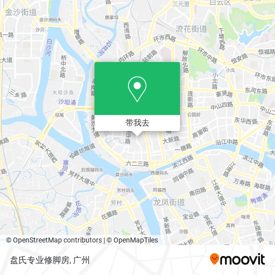 盘氏专业修脚房地图