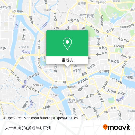 大千画廊(荷溪通津)地图