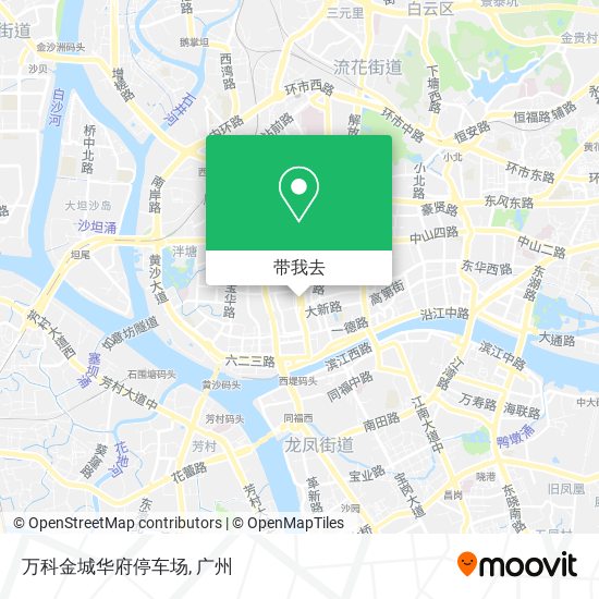 万科金城华府停车场地图