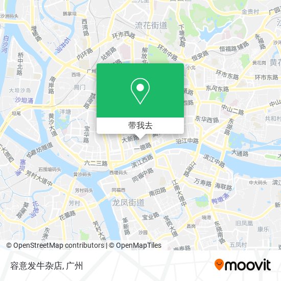 容意发牛杂店地图