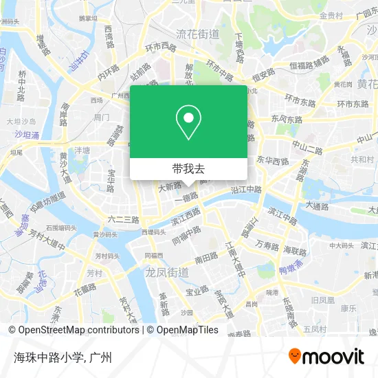 海珠中路小学地图