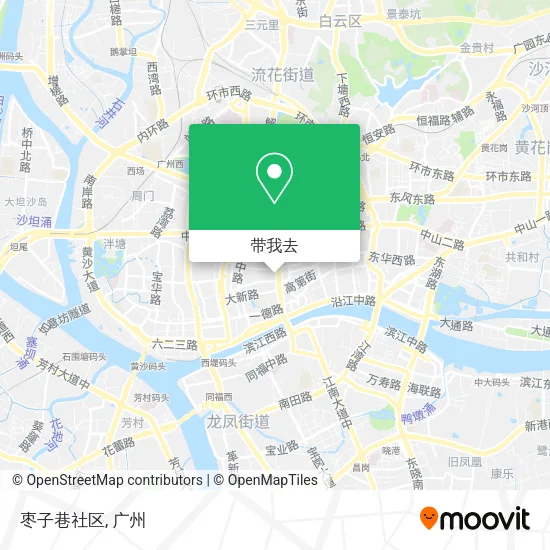 枣子巷社区地图