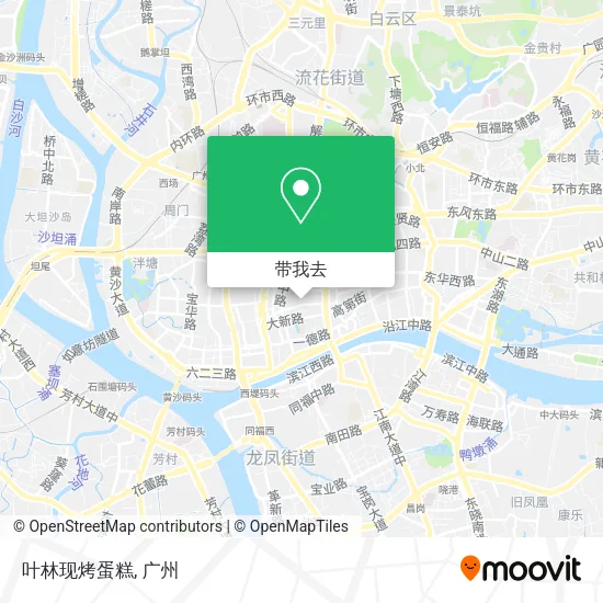叶林现烤蛋糕地图