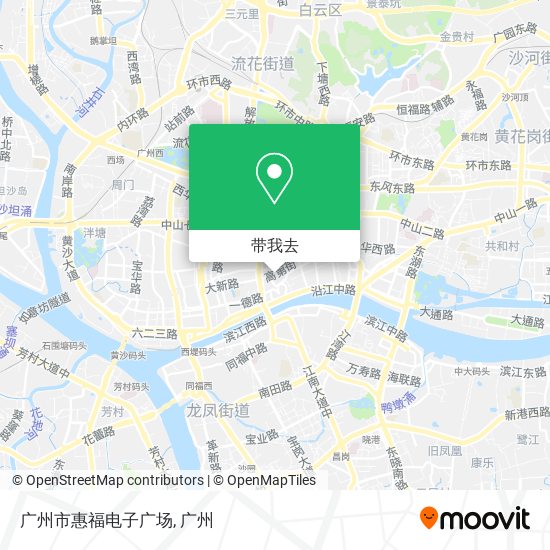 广州市惠福电子广场地图