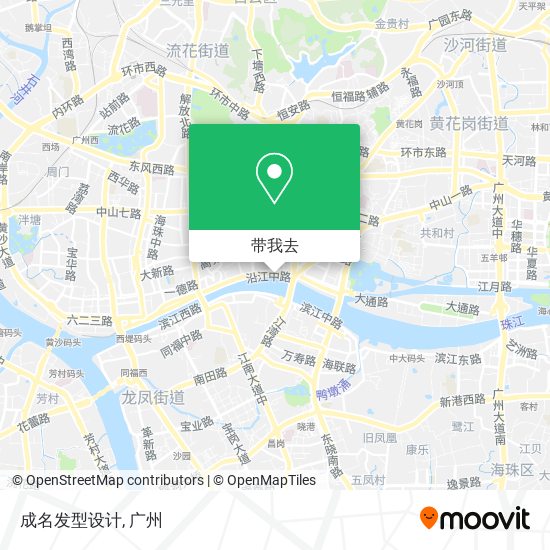 成名发型设计地图