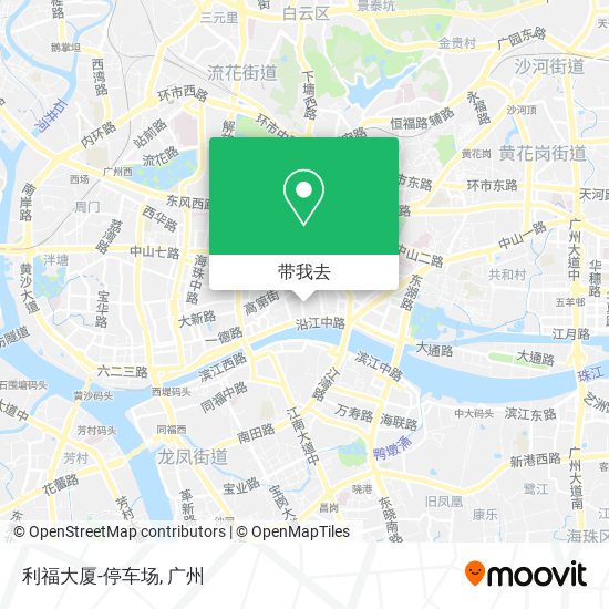 利福大厦-停车场地图