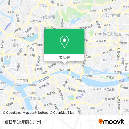 佰搭果(文明路)地图