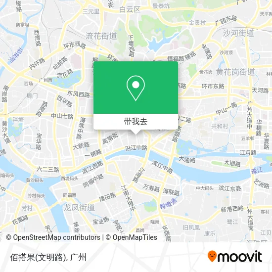 佰搭果(文明路)地图