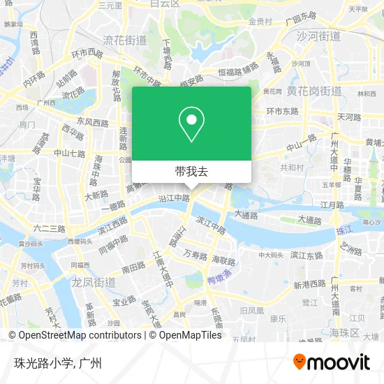 珠光路小学地图