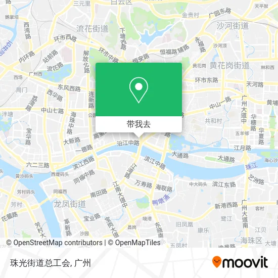 珠光街道总工会地图