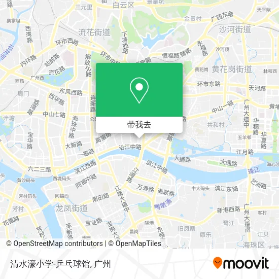 清水濠小学-乒乓球馆地图