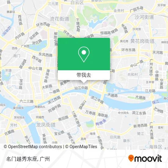 名门越秀东座地图