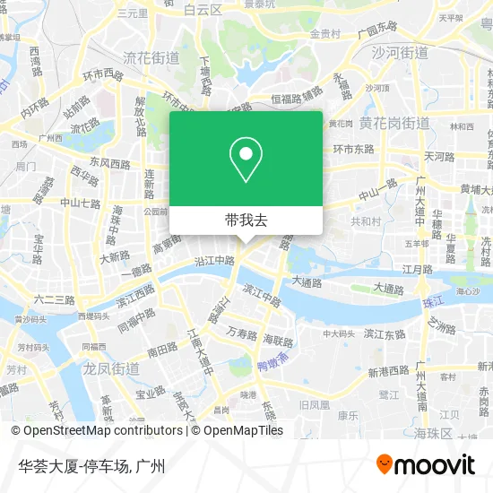 华荟大厦-停车场地图