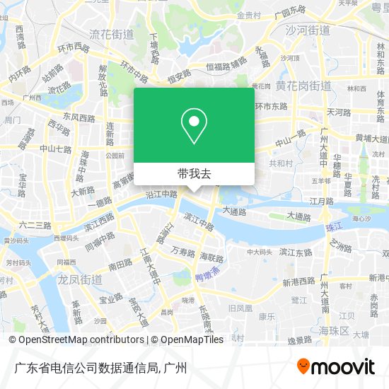 广东省电信公司数据通信局地图