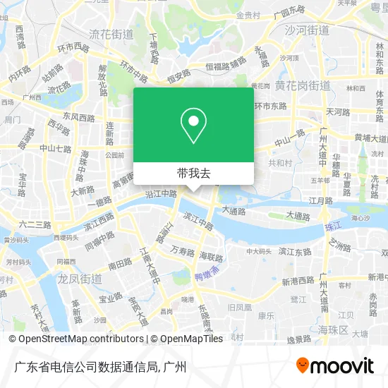 广东省电信公司数据通信局地图