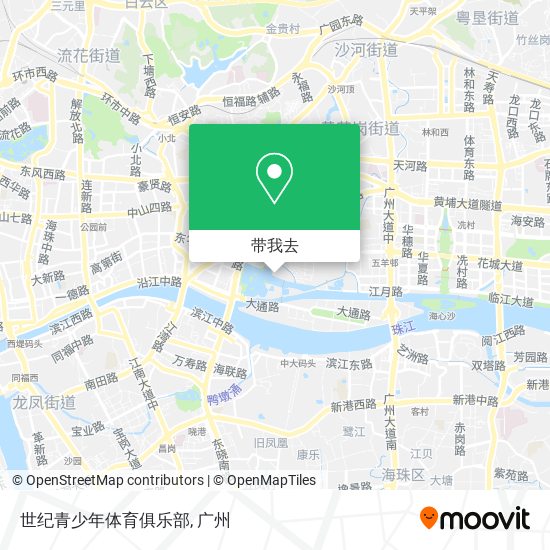 世纪青少年体育俱乐部地图