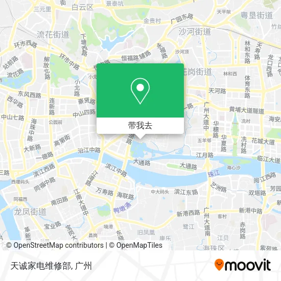 天诚家电维修部地图