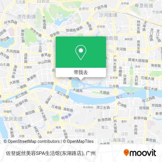 佐登妮丝美容SPA生活馆(东湖路店)地图