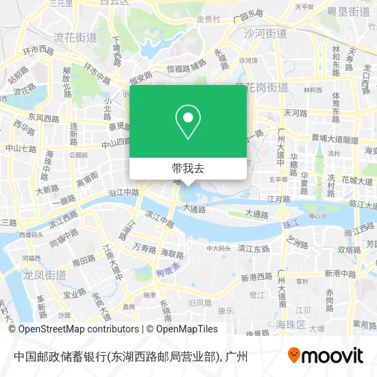 中国邮政储蓄银行(东湖西路邮局营业部)地图