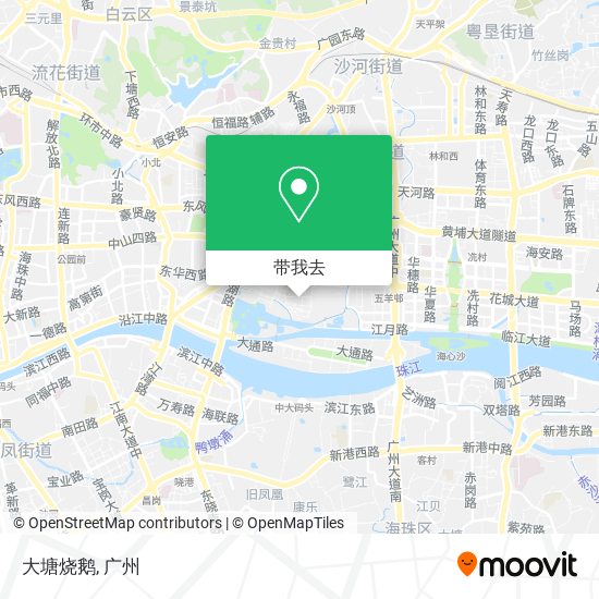 大塘烧鹅地图