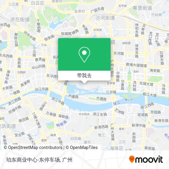 珀东商业中心-东停车场地图