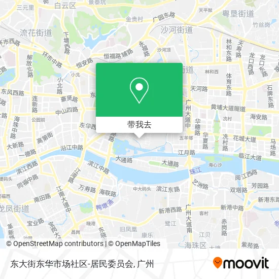 东大街东华市场社区-居民委员会地图