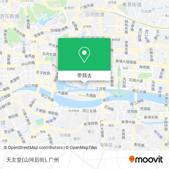 天主堂(山河后街)地图