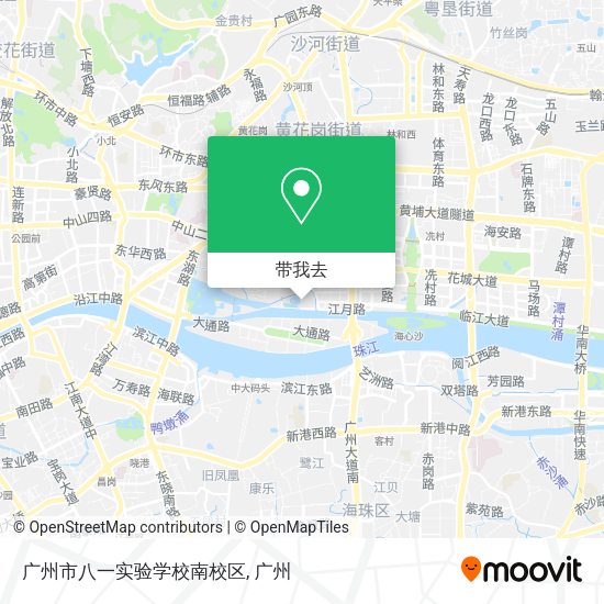 广州市八一实验学校南校区地图