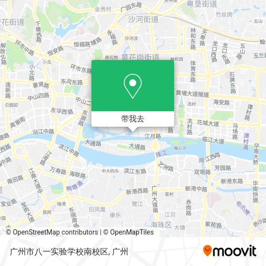 广州市八一实验学校南校区地图