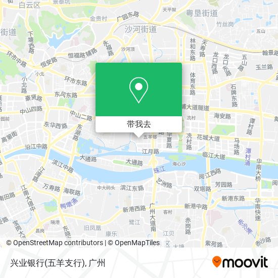 兴业银行(五羊支行)地图