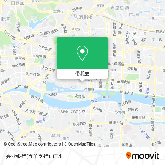 兴业银行(五羊支行)地图
