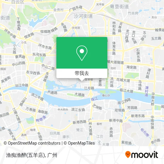 渔痴渔醉(五羊店)地图