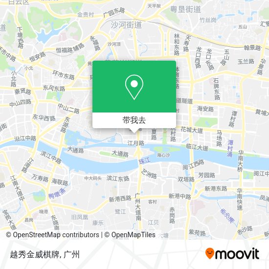 越秀金威棋牌地图