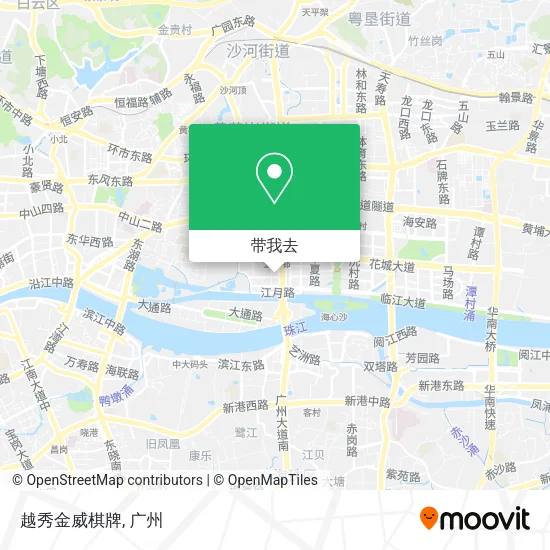 越秀金威棋牌地图