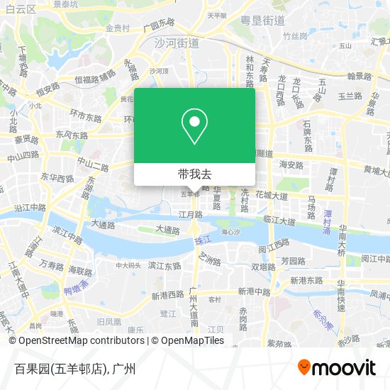 百果园(五羊邨店)地图