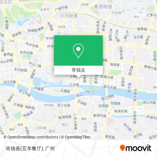 肯德基(五羊餐厅)地图