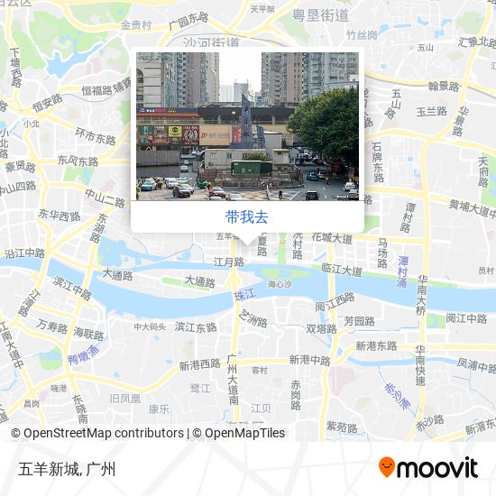 五羊新城地图