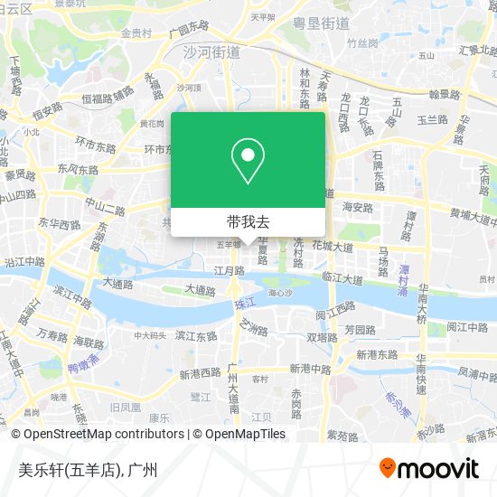 美乐轩(五羊店)地图