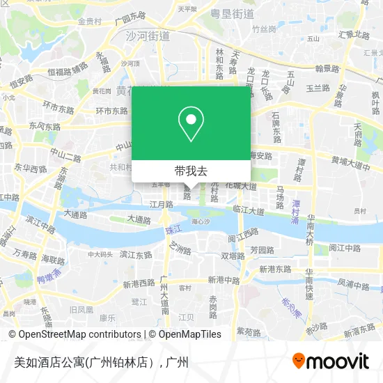 美如酒店公寓地图