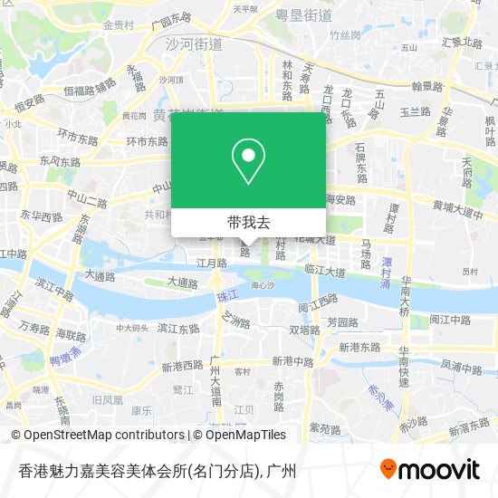 香港魅力嘉美容美体会所(名门分店)地图