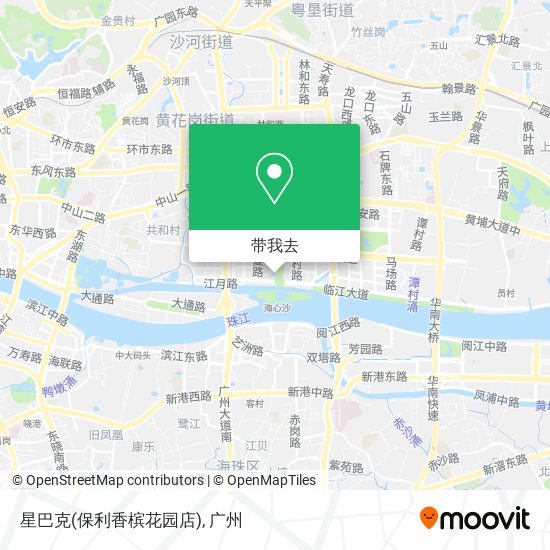 星巴克(保利香槟花园店)地图