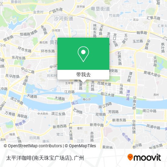 太平洋咖啡(南天珠宝广场店)地图