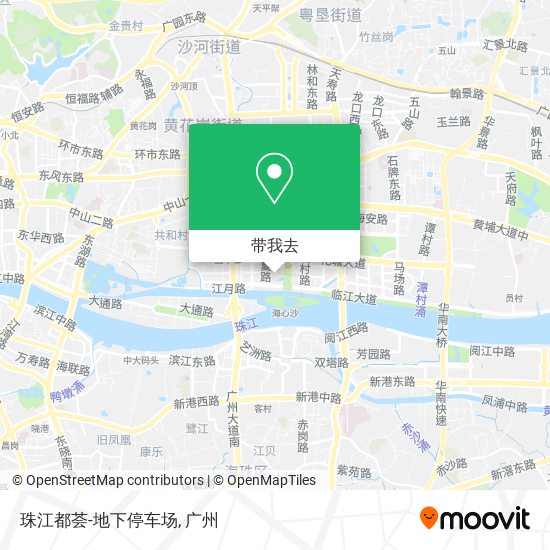 珠江都荟-地下停车场地图