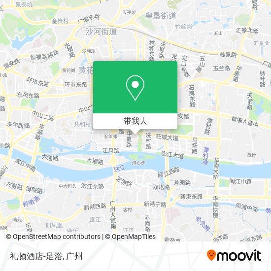 礼顿酒店-足浴地图