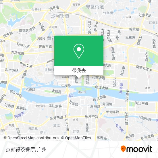 点都得茶餐厅地图