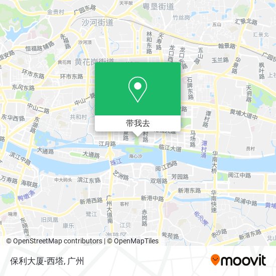保利大厦-西塔地图