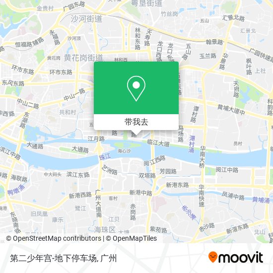 第二少年宫-地下停车场地图