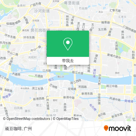 顽豆咖啡地图