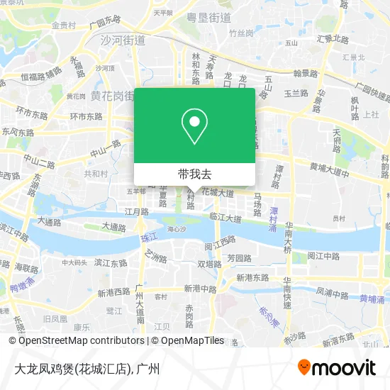 大龙凤鸡煲(花城汇店)地图