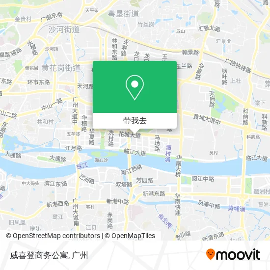 威喜登商务公寓地图